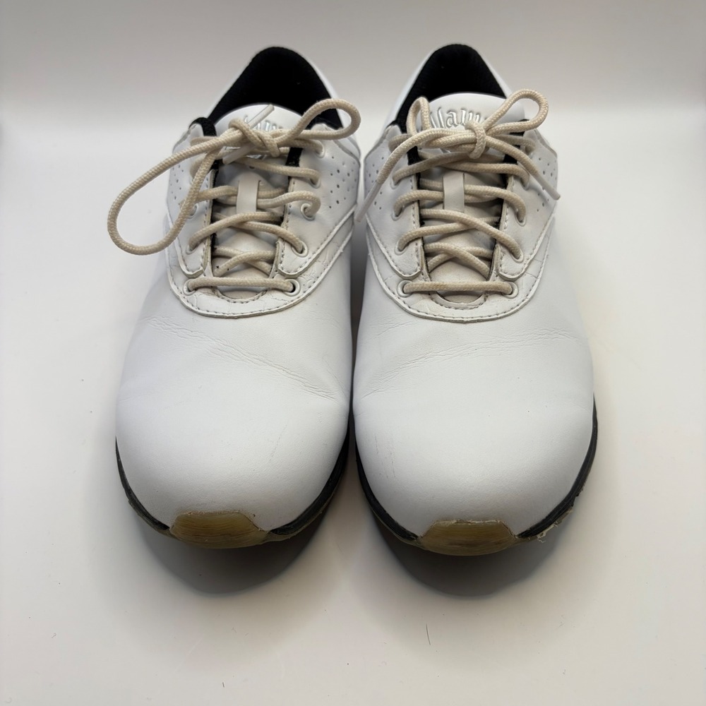 Callaway CGW105WT Womens White Spikeless Golf Shoes Size 8 Low Top Sneakers - Picture 2 of 7